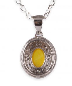 مدال نقره عقیق شرف الشمس