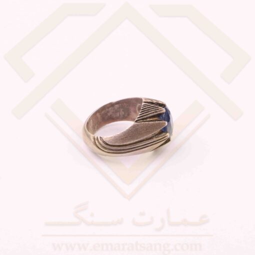 انگشتر نقره مردانه یاقوت کبود