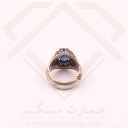 انگشتر نقره مردانه یاقوت کبود