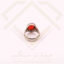 انگشتر نقره مردانه عقیق یمنی