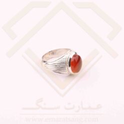 انگشتر نقره مردانه عقیق یمنی