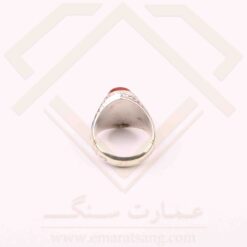 انگشتر نقره مردانه عقیق یمنی