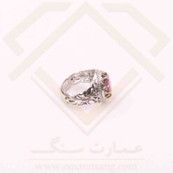 انگشتر نقره مردانه یاقوت کالباسی