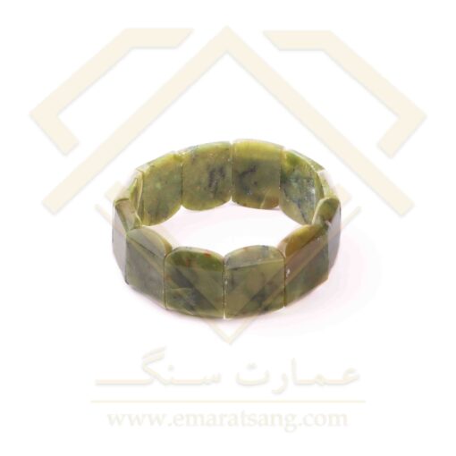 دستبند یشم طبیعی طرح گیلدا