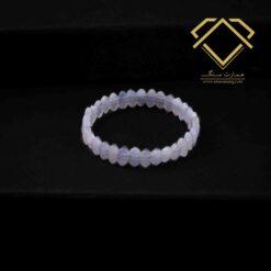 دستبند عقیق سوسنی طرح یاسمن