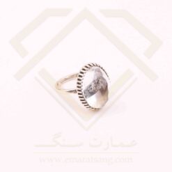 انگشتر نقره مردانه کریستال کوارتز