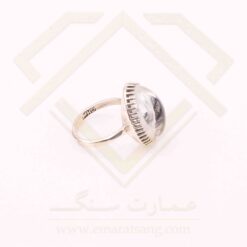 انگشتر نقره مردانه کریستال کوارتز