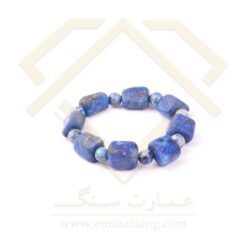دستبند لاجورد افغان تراش نامنظم طرح چشمه