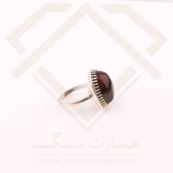انگشتر نقره مردانه با سنگ عقیق دراگون