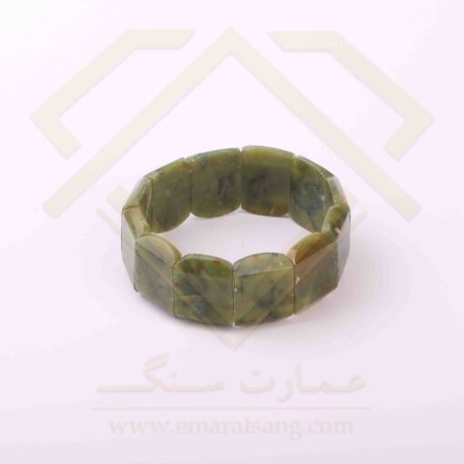 دستبند یشم طبیعی طرح گیلدا