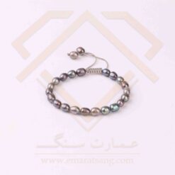 دستبند مروارید طبیعی 7 رنگ