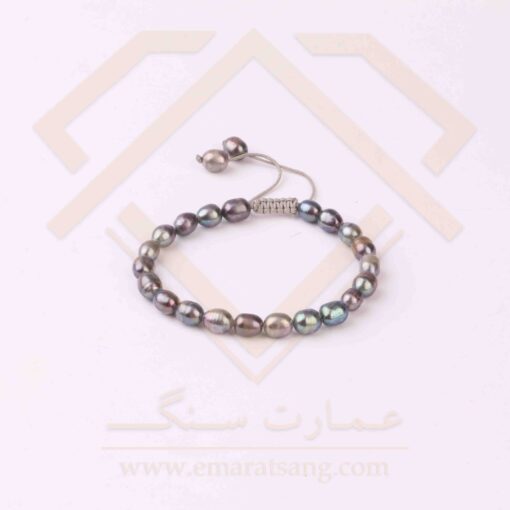 دستبند مروارید طبیعی 7 رنگ