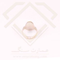 انگشتر نقره مردانه عقیق زرذ با حرز امام جواد