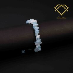 دستبند آکوامارین چیپسی نامنظم