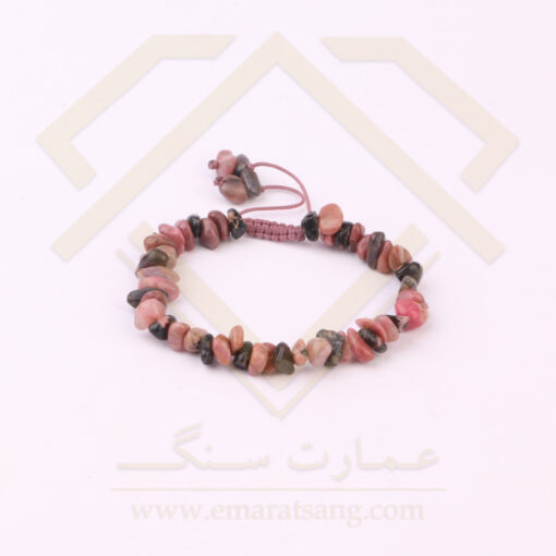 دستبند رودونیت چیپسی نامنظم
