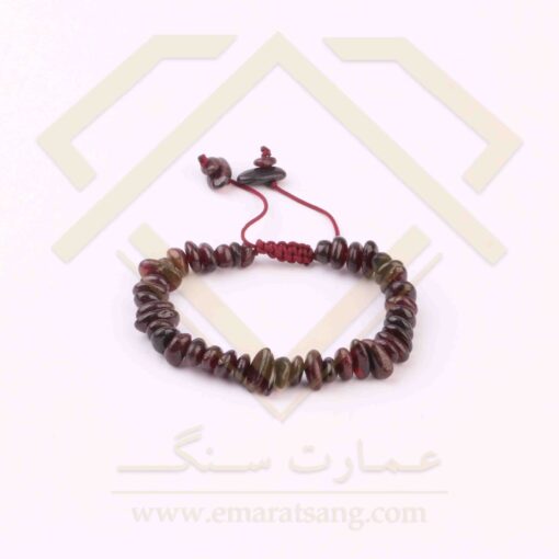 دستبند گارنت قرمز چیپسی نامنظم
